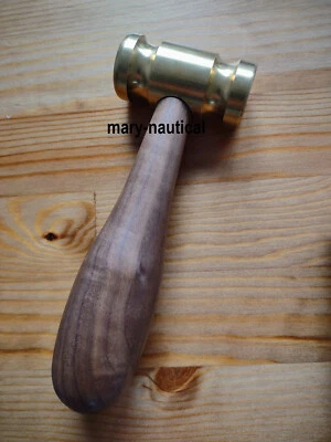 HANDMADE HAMMER, BRASS HAMMER, NAUTICAL HAMMER, ANTIQUE HAMMER, GIFT FOR MEN, - Image 1 of 4