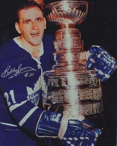 Bobby Baun Autographed Signed 8x10 Toronto Maple Leafs #21 Stanley Cup - Picture 1 of 1