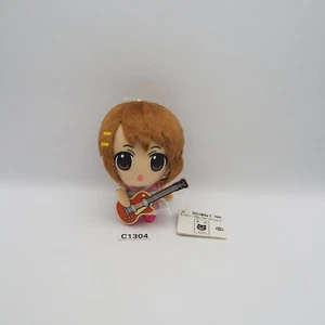 K-On! Film C1304 Yui Hirasawa Banpresto 2010 Plüsch 4 Zoll Etikett Maskottchen Spielzeug Puppe Japan - Bild 1 von 7