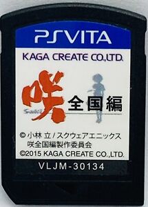 PS Vita Cartridge Saki Zenkoku Hen Japanese Mahjong Games Nationwide edition