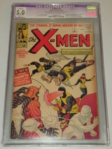 X-MEN UNCANNY #1 CGC 5.0 RESTORED LIGHT TAN / OFF WHITE PAGES MARVEL 1ST < (SA) - Picture 1 of 2