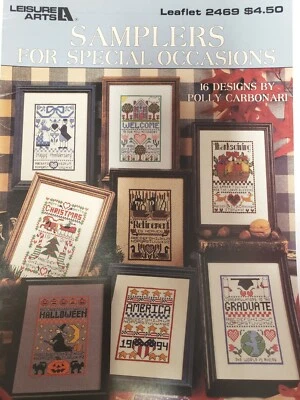 Leisure Arts Samplers For Special Occasions 2469 Cross Stitch - Image 1 of 4