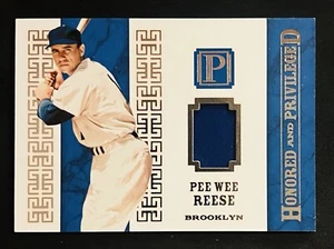 2016 Panini Pantheon Pee Wee Reese Honored and Privileged Game Used Jersey 92/99 - Picture 1 of 2