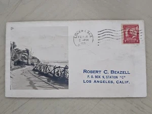1931 Beazell Event Cover abgesagt in Lower Lake CA - Bild 1 von 2