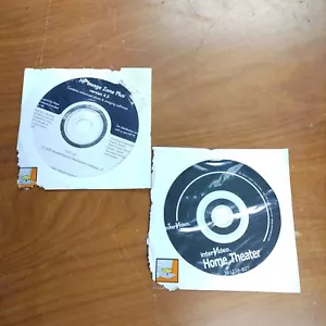 LOT (2 )HP Software Image Zone Restore Plus! and Intervideo home theater CD - Picture 1 of 4
