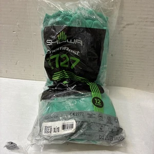 SHOWA 727 Chemical Resistant Unlined Nitrile Glove 727-10 Size 10 6 Pair - Picture 1 of 2