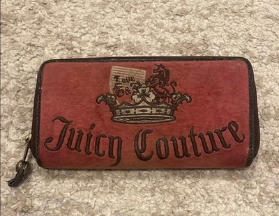 Cartera con cremallera Juicy Couture de colección porta tarjetas de crédito para mujer Foto 1 de 4