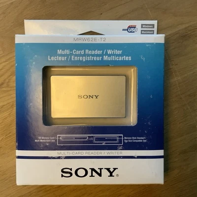 Sony MRW62E-T2 | USB 2.0 Multi-Card Reader / Writer | NEU & original verpackt  - Bild 1 von 4