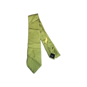 Salvatore Ferragamo Silk Men's Tie Green Diamonds, Hearts, Clubs, Spades Classic - Picture 1 of 6