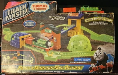 Thomas & Friends TrackMaster Percy's Midnight Mail Delivery DAMAGED BOX  - Image 1 of 2