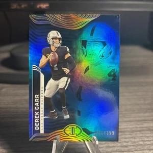 2022 Panini Illusions - Trophy Collection Light Blue #56 Derek Carr /199 - Picture 1 of 3