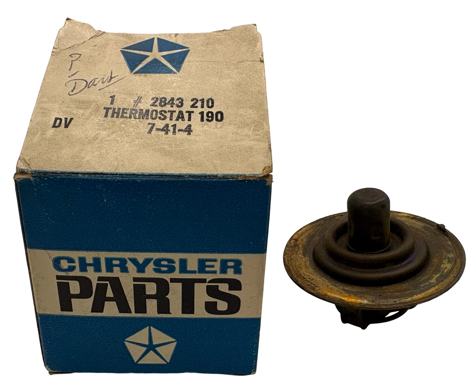Nuevo Termostato Antiguo Stock 195° para Chrysler/Dodge/Plymouth 1960-67 6 Cil #2843210 Foto 1 de 1