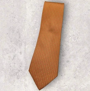 Scarpa da cavallo SALVATORE FERRAGAMO cravatta in seta ITALIA arancione W:3,7" usata in ottime condizioni - Foto 1 di 5