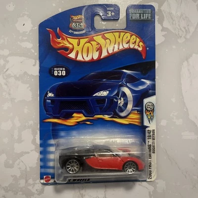 Hot Wheels 2003 First Edition Bugatti Veyron #18/42 Red Black E25 - Image 1 of 2