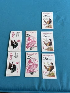 7 Bird Stamp Booklets - Picture 1 of 3