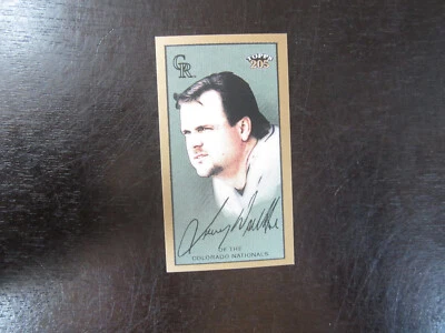 2003 Topps 205 Mini # 72 Larry Walker Sovereign Black Back Colorado Rockies - Image 1 of 2