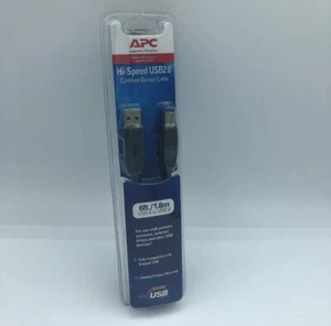 APC HI-Speed USB 2.0 Certified Device Cable 6 ft/1.8m USB A To USB B - NEW! - Picture 1 of 2