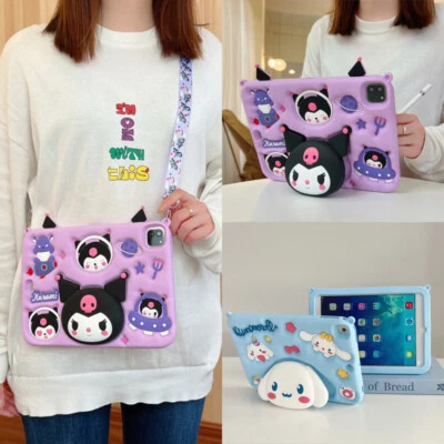 Kids Kurmi Cinnamoroll Shockproof Stand Case For iPad 7/8/9/10th Mini Air 6 Pro - Image 1 of 4