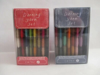 Juego de 8 hilos Clover 57 para darning & reparar 50% lana 50% acrílico 16m 3 colores Foto 1 de 4