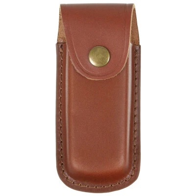 MESSERTASCHE Leder Messer Etui bis 12 cm. Heftlänge Holster Tasche braun