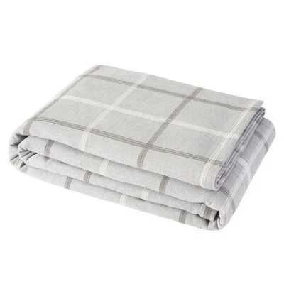 Nautica, 60"x70" Chenille Knit Plaid Throw Gray - Image 1 of 4