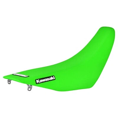 Cubierta de asiento con pinza Kawasaki KX125/250 1994-1998 VERDE FLO estándar #78 logotipo Foto 1 de 4