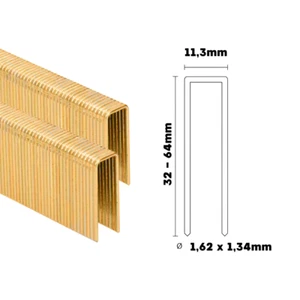 ETA Bauklammer 32mm Typ KG732 Prebena Z32CRF HZ Edelstahl WkSt. 1.4301 Haubold - Bild 1 von 5