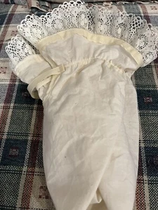 Longaberger Cake/Pie 2 handled basket Cover Bonnet ONLY- Original Muslin - USA - Picture 1 of 5