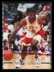 Vintage 1995 CLASSIC RC AUTOGRAPH Basketball Card ANTOINE GILLESPIE Miners - V