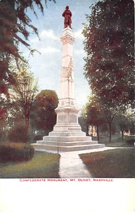 c.1905 Confederate Monument Mt. Olivet Nashville TN postcard - Picture 1 of 2