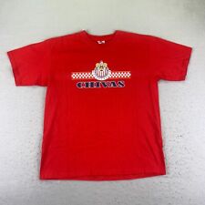 Chivas Guadalajara Shirt Mens Large Red Short Sleeve Tee Soccer Futbol Crew Neck
