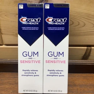 2 Crest Pro-Health Gum & Sensitive All Day Protection Toothpaste 4.8oz Exp 11/27 - Picture 1 of 5
