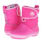 New Kids Girls Crocs Crocband Ii5 Gust Boots Winter Shoes Size C12 Uk Pink