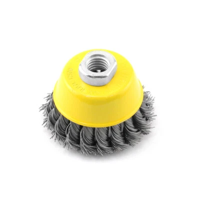 Cup Brush, Knotted, 3"- Welding, Painting, Soldering - Image 1 of 4