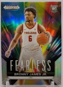 🏀2024 Panini Prizm Draft Picks #3 Bronny James Jr. Fearless Prizms Silver USC🏀 - Picture 1 of 3
