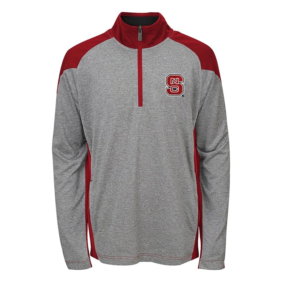 NCAA School Logo 1/4 Zip Perf. Pullover Fleece Jacket Collection Youth (S-XL) - Image 1 of 1