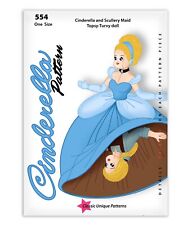 Cinderella Doll Sewing Pattern Rag Cloth Princess Toy Topsy Upside Down Disney