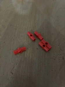 5 LEGO Technic - Angled Axle & Pin Connector - Red - New - (NXT,EV3) - Picture 1 of 2