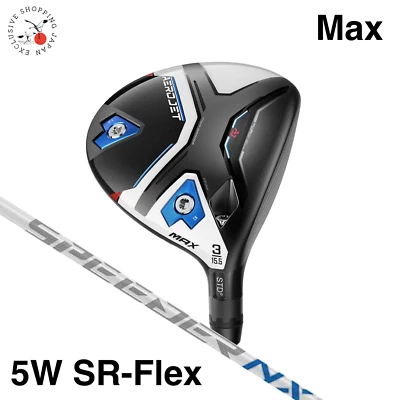 COBRA AEROJET MAX Fairway Wood Club 5W 18.5° Speeder NX Graphite Shaft SR-Flex  - Image 1 of 4