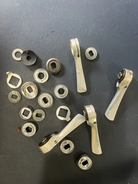 ! PIEZAS DE PALANCA DE CAMBIOS TUBO DESCENDENTE SHIMANO & SUNTOUR VINTAGE VENDIDAS COMO LOTE @ Foto 1 de 1