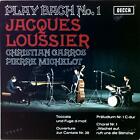 Jacques Loussier / C.Garros / P.Michelot -Play Bach No. 1 Lp 1962 (Vg+/Vg+) '*