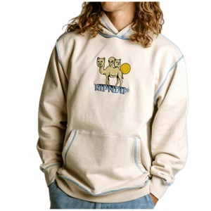 RIPNDIP Felpa con Cappuccio Barnum hoodie cammello tutto ricamo originale - Imagen 1 de 8
