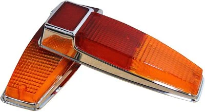 Renault 8 R8 Gordini R8S Alpine A110 Rückleuchtenkappen Linsensatz Vintage Auto - Bild 1 von 4