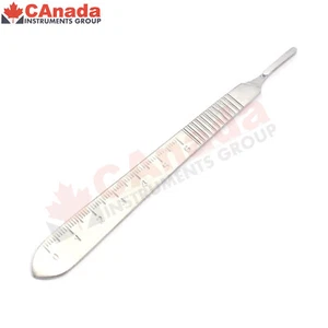 Scalpel Handle #3 With Scale Dental Veterinary Surgical Instrument - Picture 1 of 2