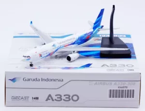 1:400 JC Wings Garuda Indonesia Airbus A330-300 PK-GP Diecast Flugzeug Jet Modell - Bild 1 von 15