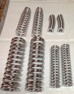 Kit de resorte de horquilla Harley Chrome Springer cabezal de nudillo WL WLA Servi 36-57 - Imagen 1 de 2