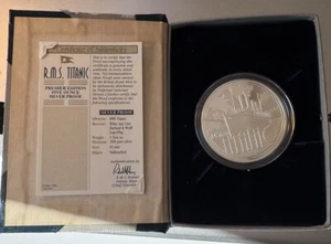 Rare RMS Titanic 5oz silver coin Harland & Wolff White Star Line - Picture 1 of 8