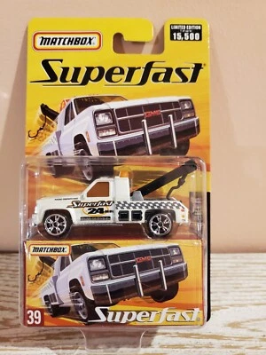 Matchbox Superfast #39 GMC Wrecker White, LE 1 of up to 15,500, NIP - Image 1 of 2