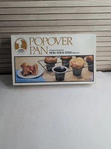 Vintage Popover Pan ROSHCO BAKERS ADVANTAGE Commercial Weight Bakeware 6 Cup - Picture 1 of 18