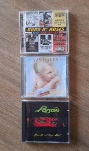 Guns N Roses - Live Era 87-93, Van Halen- 1984 & Poison- Open Up And Say Aah Cds - Picture 1 of 6